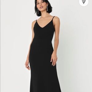 Lulus Infinite Glory Black Maxi Dress